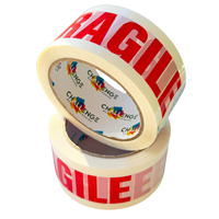 Fragile and handle with care tape